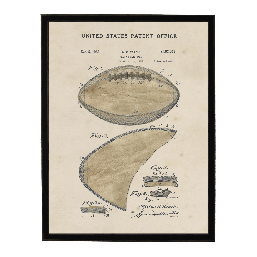 History of the Football Patent – Timeless Patents