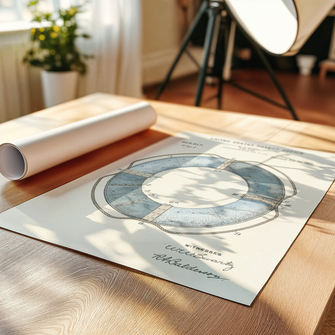 a white sheet of paper sitting on top of a wooden table