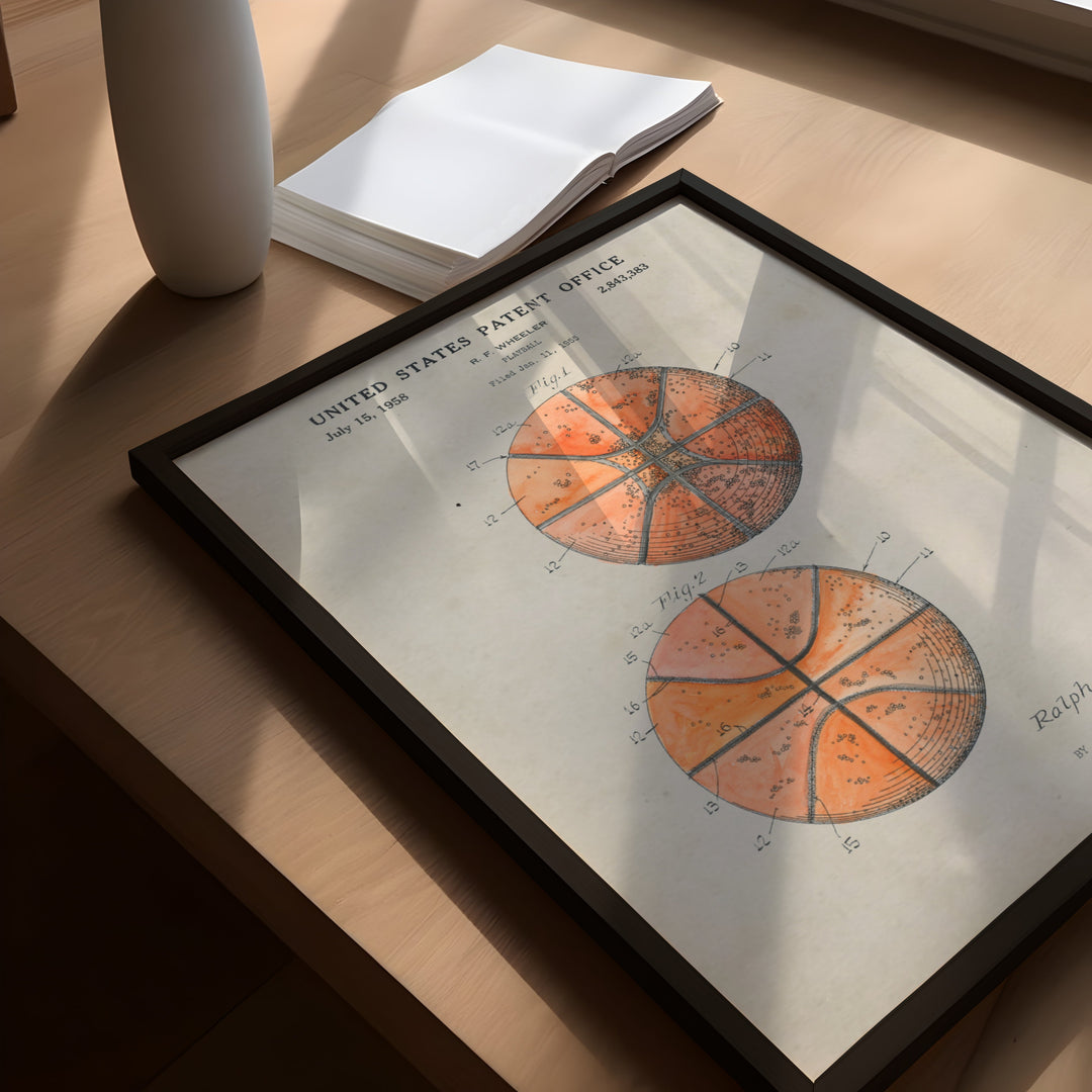 a picture of three oranges on a table