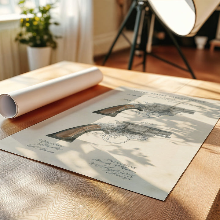 a sheet of paper sitting on top of a wooden table