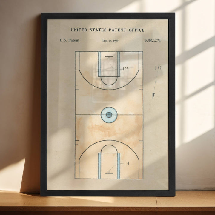 Basketball and Basketball Court Set