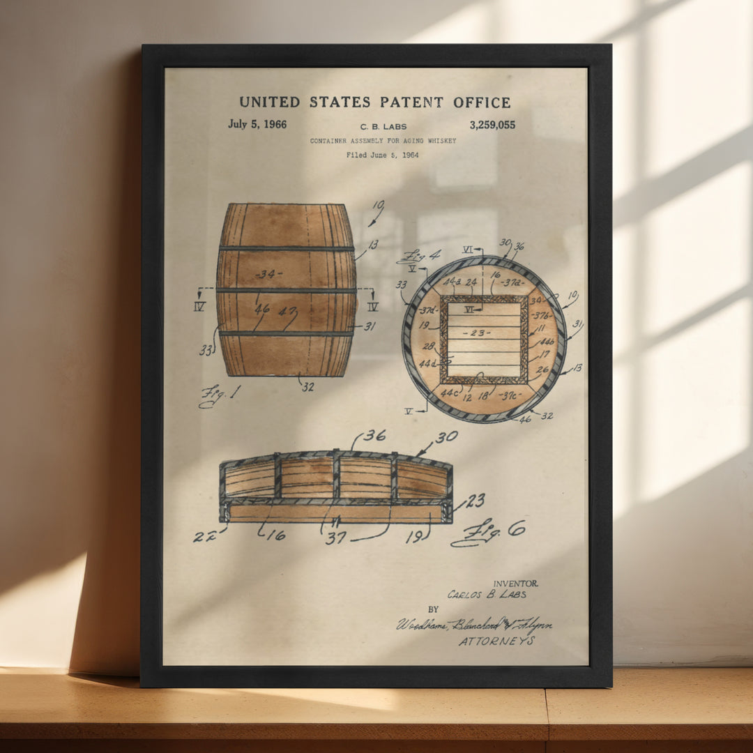 Whiskey Barrel and Whiskey Aging Barrel Set