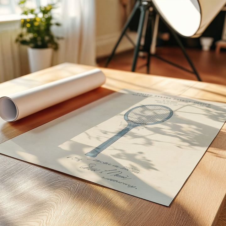 a sheet of paper with a picture of a magnifying glass on it